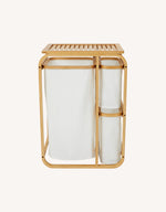 Setto Bamboo Freestanding Laundry Hamper Basket Table