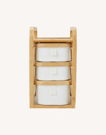 Miru Bamboo Organizer with Drawers Shelf